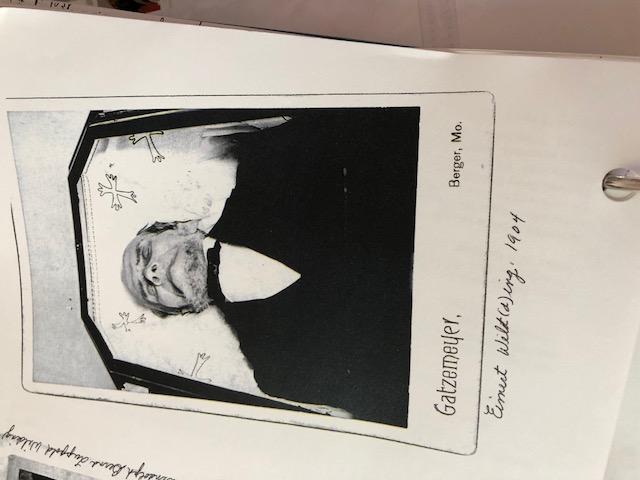 This is the only picture I remember seeing of Eimart.  He died in 1904 - which means he attended the same church I do for roughly 17 years.