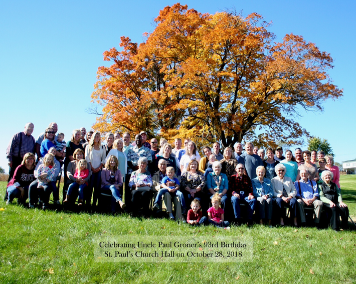 A beautiful day for Uncle Paul's Birthday Party!
