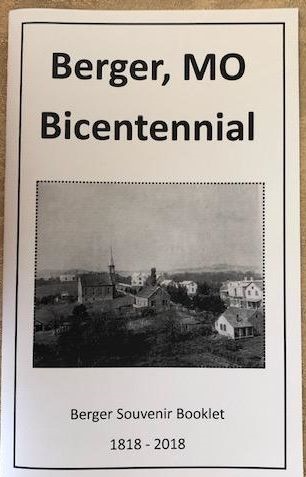 These booklets are still available.  Get them from the Red Barn Frame Shop in Hermann ($2) or from me ($3) includes shipping.  They carry a nice history of Berger's Landmarks!
